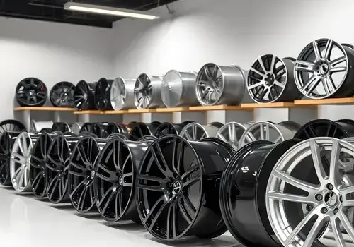 Custom wheels display