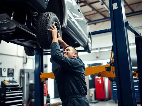 Truck lift kit installation